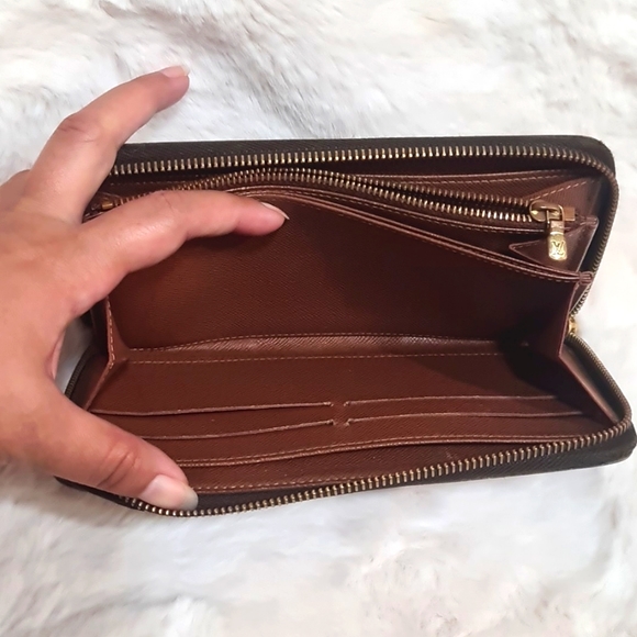 Auth Louis Vuitton Monogram Zip long wallet - Picture 10 of 12